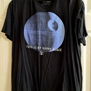 Star Wars Black and Blue Death Star Tee